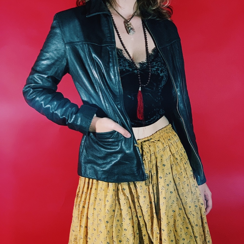 1990’s Vintage GUESS Leather Jacket